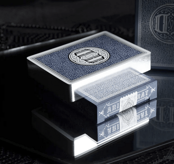 Smoke & Mirrors Anniversary Edition: Denim Pack Playing Cards by Fulton