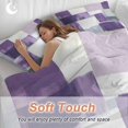 thumbnail image 5 of Purple Gray Bedding 3 Piece Duvet Cover Set Twin Size, Contemporary Colorful Aesthetic Minimalist Soft Microfiber Comforter Cover with Zipper Closure & Pillowcases, FadeResistant Quilt Cover, 5 of 9