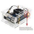 thumbnail image 5 of For OrangePi 5Pro Acrylic Case for OrangePi 5 Pro Transparent Acrylic Case with Cooling Fan Antenna, 5 of 5