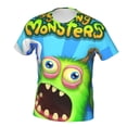 thumbnail image 2 of My Singing Monsters Men's Short-Sleeve T-Shirt Summer Casual Tee Top Breathable Crewneck T-Shirt 3x-Large, 2 of 7