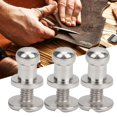 thumbnail image 4 of Herwey Rivet Vis, 20 Sets Vis Rivet Rivet Cuivre Tête Ronde Goujon Point Visser pour Bracelet Sac Vêtements Chaussures Ceinture Décoration, 4 of 8