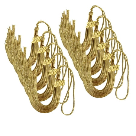 

lulshou Academic Grade Graduation Tassels With 2021 Gold Pendants Graduation Grade Tassels