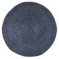 thumbnail image 6 of nuLOOM Rigo Hand Woven Farmhouse Jute Area Rug, 6' Round, Navy, 6 of 15