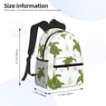 thumbnail image 4 of Daiia Cute Turtle School Backpack for Men Women, Unisex Large Waterproof Bookbag Schoolbag Casual Daypack for High School/College/Teens/Travel/Work Black, 4 of 8