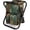 Large Camouflage a, variant on Portable Folding Camping Stool, Backpack with Cooler Bag, Hiking Seat, Outdoor Fishing Hunting Gifts, Black