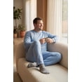 thumbnail image 3 of KingSize Men's Big & Tall Loungewear Open Bottom Pants, 3 of 6