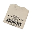 thumbnail image 4 of Funny The Architect Has Retired Senior Grandpa Worker Gag Novelty Architect Retirement Work Women Men Dad Wife Unisex Softstyle T-Shirt, 4 of 4