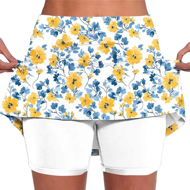 Pantalones Cortos de Cintura Alta para las Mujeres Que Imprimen Ligeros Joggers Delgados con Bolsillos, Pantalones de Cintura Alta Pantalones Cortos de Verano Casuales de las Mujeres