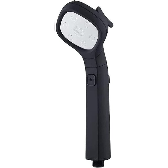 Cabezal de ducha presurizado de calidad superior - Cabezales de ducha portátiles de alta presión que ahorran agua - Cabezales de ducha potentes de 4 configuraciones - Corte de agua con un solo toque,1 Afortunado Sencillez