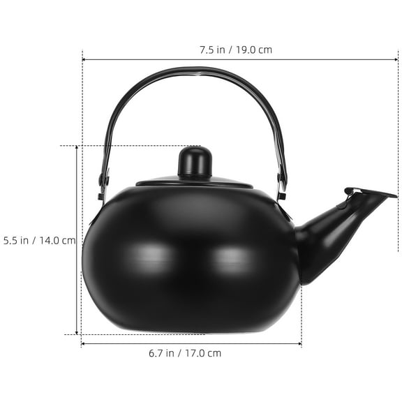LEXSOMEO Tea Kettle Stainless Steel Teapot Stove Top Kettle Coffee Pot Tea Server Water Kettle 1L