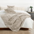 thumbnail image 6 of Home Soft Things Throw Combo - Geo Tatami Faux Fur & Pillow Cover Set - Humus - 50" x 60", 6 of 8