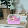 thumbnail image 3 of Pink Hamster Cage with Running Wheel and Water Jug for Small Pets Ideal Pet House 1pc, 3 of 6
