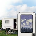 thumbnail image 2 of FUIALDOLG 26x17.3 inch RV Sun Shade Cover, Forest and Map Window Shade Cover with UV and Privacy Protection, Fits Most RV Interior Door Windows, Half-Fold Design, 2 of 7