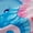 Blue Pink Purple, variant on Manfei Child Teens Kawaii Mermaid Princess Blackout Curtains Set of 2 (52x84 Each),Cartoon Animal Window Curtains,Dreamy Gradient Curtains and Drapes,Microfiber Bedroom Decor