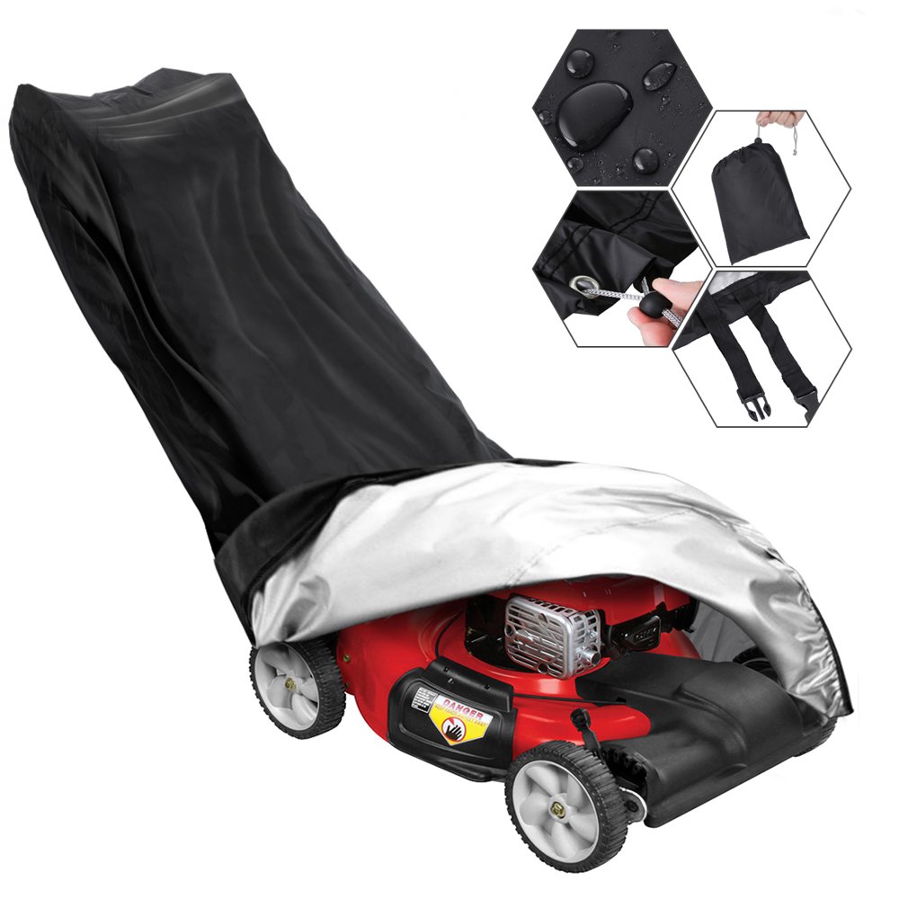 Tvird Lawn Mower Cover Protector, 75x26x43 inch Universal Push Lawn Mower Storage Cover