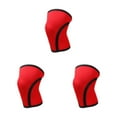 thumbnail image 1 of Thinsony 1/2/3/5 Manchons de Genou à la Mode pour l'Haltérophilie - Protection Légère Manchons de Genou Modèle Mixte Haltérophilie Tout Rouge P 3 Pcs, 1 of 6
