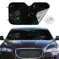 thumbnail image 2 of Fotbe Game Time Car Windshield Sunshade | Sun Visor Protector Front Window Shade, Keeps Out UV Rays, Keeps Your Vehicle Cool-Small, 2 of 7