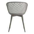 thumbnail image 4 of Moe's Home Collection Piazza Outdoor Chair Grey-Set Of Two, 4 of 5