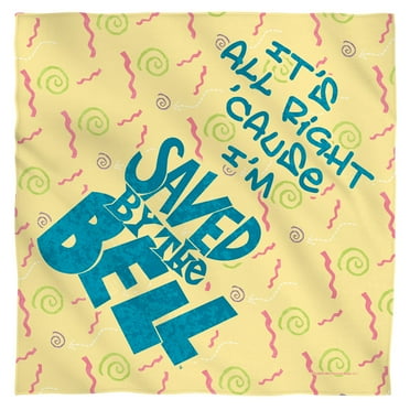 Saved By The Bell - All Right - Bandana - 22" x 22"