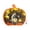 Style #D - 5.91 Inch, variant on JuDWoC 5.91 Inch Halloween Wooden Lighted Pumpkin for Tabletop, Light Up Pumpkin Ghost Lamp Lantern Shadow Box Halloween Table Decorations Ornament