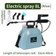 thumbnail image 1 of Pulverizadores de bomba de jardín eléctrica inalámbrica, botella de pulverización de riego, dispensador agrícola de pulverización de niebla, plantas Azul 8L shamjiam Pulverizador de mano, 1 of 8