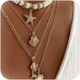 thumbnail image 1 of HSHDLDF Collier Coquillage Puka pour Femmes Hommes Collier Surfeur Coquillage Cordon Collier Collier Ras du Cou Perles Colorées Collier Ajustable Été Boho Hawaii Boucle Perle Collier Bijoux Coquillage Naturel, 1 of 6