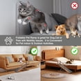 thumbnail image 6 of MOPHOTO Wood Dog Ramp, Non-slip Rubber Mat High Traction Ramp,5 Level Adjustable Folding Pet Ramp for Middle Bed, Couch,Great for Small & Large Old Dogs & Cats,Supports up to 200 lbs, 45"L x 18"W, 6 of 8