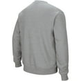 thumbnail image 3 of Men's Colosseum Heather Gray Florida State Seminoles Arch & Logo Crew Neck Sweatshirt, 3 of 5