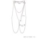 thumbnail image 3 of Nueva moda mujer señora cuerpo cadena estilo Simple joyería delicada decoración de diamantes de imitación, 3 of 7