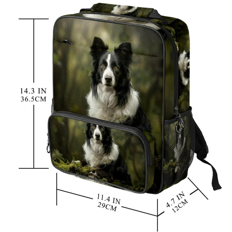 Border collie backpack deals