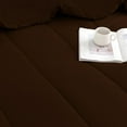 thumbnail image 6 of D.N.G. BEDDINGS 1 Piece Luxury Thicker Pattern Comforter, Premium Super Soft, 800 Thread Count, 100% Egyptian Cotton, Super King Size Chocolate Solid Color, 6 of 6
