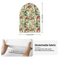 thumbnail image 2 of Lsque Mushrooms Gnomes Pattern Knitted Beanie, Unisex Winter Hat, Knit Hat Winter Beanies Thick Fisherman Beanies Cuffed Plain Skull Caps, 2 of 6