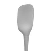 Tovolo Flex-Core Silicone Spoonula Nonstick Safe BPA-Free, Oyster Gray