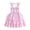 hwj# Pink95, variant on Girls Baby Summer Easter Dresses Plaid Smocked Cute Cartoon Bunny Embroidery Sleeveless Spaghetti Strap Ruffed Tiered A-Line Dress High Waist Fashionable Soft Clothes,Pink,18-24 Months