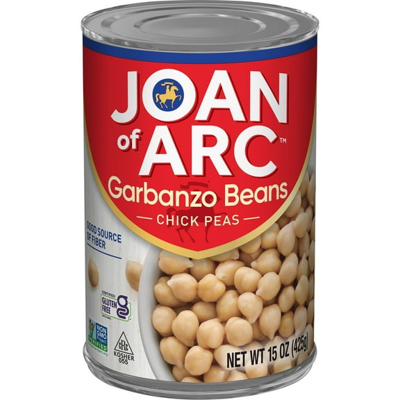Joan of Arc Garbanzo Beans Chick Peas, 15 oz, Can
