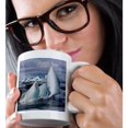 thumbnail image 2 of 3drose, Iceland, Jokulsarlon. Vatnajokull Glacier Fills the Frozen Lagoon., 11oz Magic Transforming Mug, 2 of 7