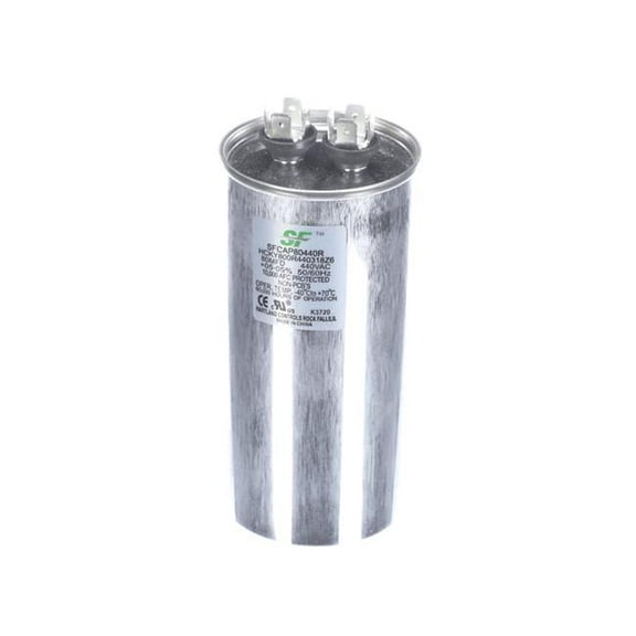 Trane SFCAP80440R Round Capacitor - 80MFD, 370-440V