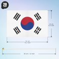 thumbnail image 2 of Banderas ASUNO, paquete de 20, Corea del Sur, 14 x 21 cm, poliéster, 2 of 7