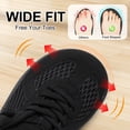 thumbnail image 4 of Mules for Women Wide Slip-on Shoes Comfortable Backless Walking Shoes with Removable Sole, 4 of 8