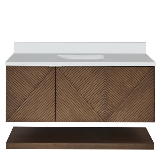 James Martin Vanities D200-V48-1Wz Marcello 48" Free Standing Vanity Set - Chestnut