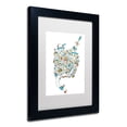 thumbnail image 3 of Trademark Fine Art "Robot City" Canvas Art by Carla Martell, White Matte, Black Frame, 3 of 5