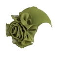 thumbnail image 2 of vbnergoie Women Ladies Retro Big Flowers Hat Turban Hat Cap Pile Cap Male Hats And Caps 47 Brand Caps, 2 of 6