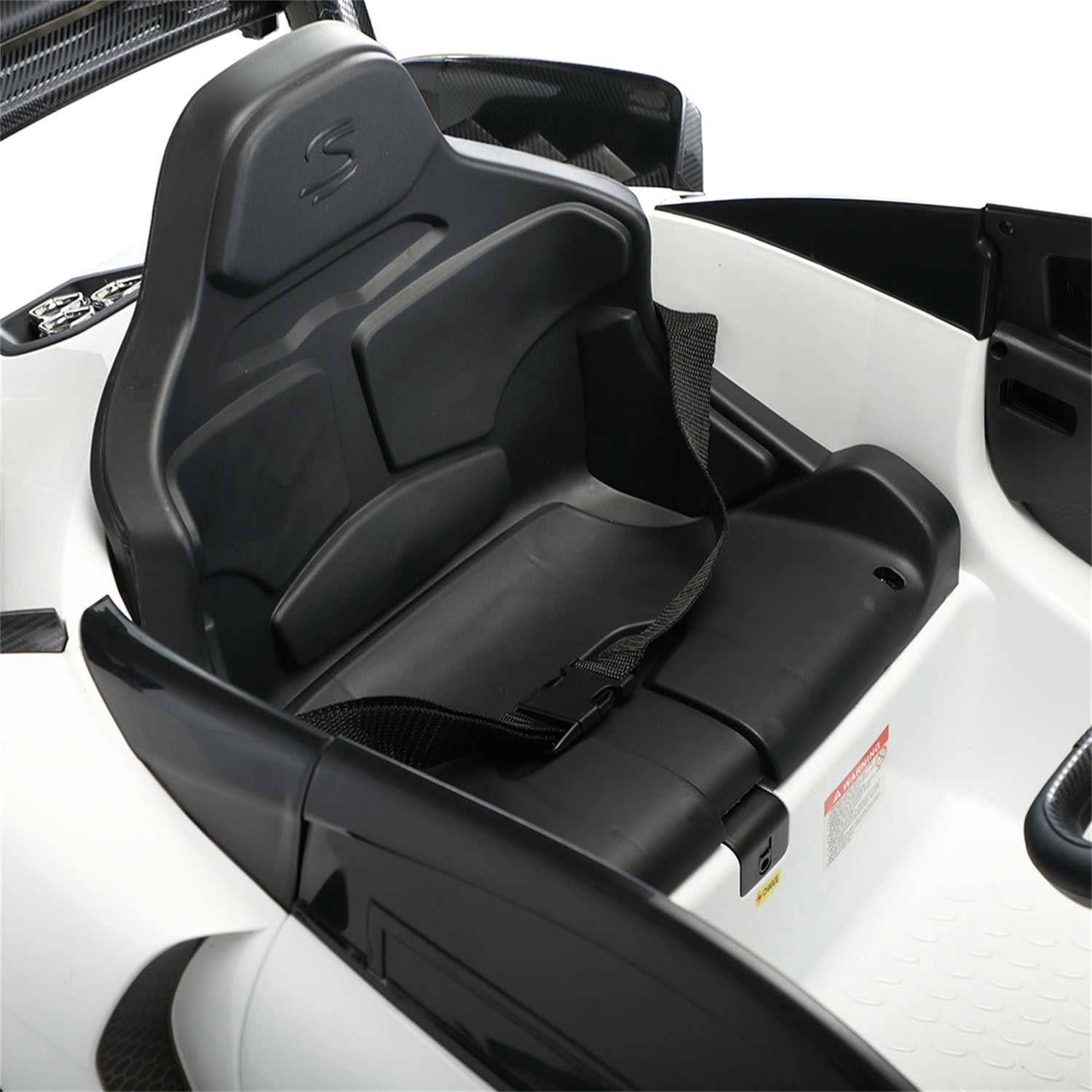 CIPACHO 12 V Kids Electric Ride On Cars, Licensed Mclaren Roadster Battery Powered Sports Car Toy with 2 Speeds, Parent Control, Sound System, White CIPACHO 12 V Kids Electric Ride On Cars, Licensed Mclaren Roadster Battery Powered Sports Car Toy with 2 Speeds, Parent Control, Sound System, White