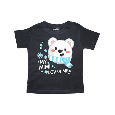 

Inktastic My Mimi Loves me- polar bear Gift Toddler Boy or Toddler Girl T-Shirt