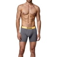 thumbnail image 2 of TANBOM Men's Bamboo Viscose Boxer Briefs Underwear - Soft, Breathable & Contour Pouch 7Pack Multi01 M, 2 of 5