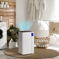 thumbnail image 2 of HOMCOM Déshumidificateur 25 Pintes/jour avec Drainage Continu, Réservoir d'Eau, 2 of 10