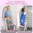 KORIMEFA Baby Potty Training Seat with Step Stool Ladder, Upgrade