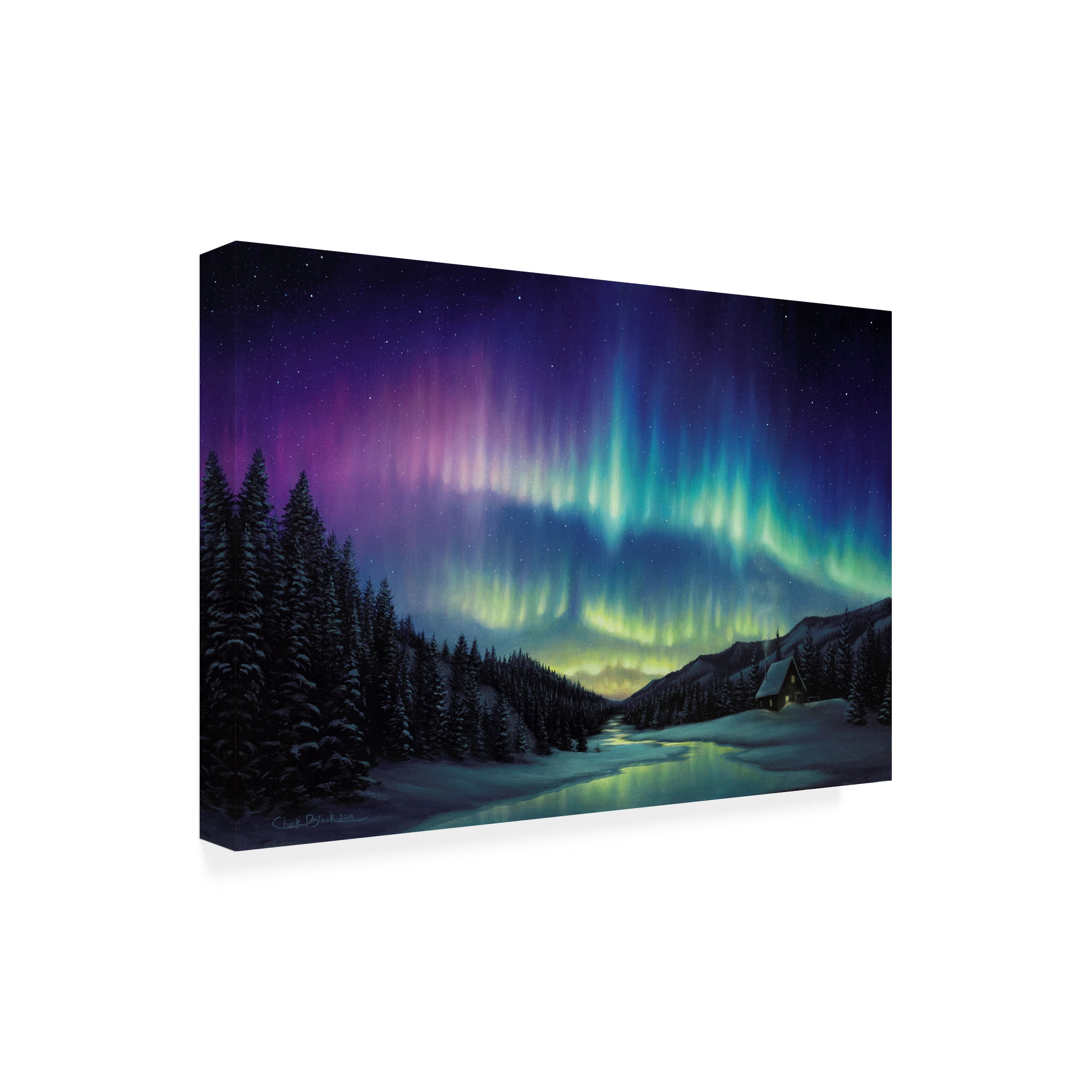 Chuck Black 'Inviting Illumination' Canvas Art