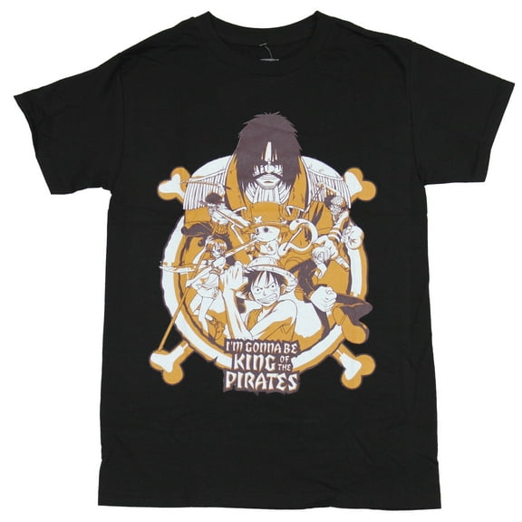 One Piece Shonen Jump Mens T-Shirt - I'm Gonna Be King of The Pirates (Small)