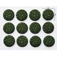 thumbnail image 3 of IBA Indianbeautifulart Green Decorative Buttons For Sewing Crafting Dot & Floral Artistic Shirting Printed Canvas Fabric&nbsp;1 Inch Buttons For Sewing Pack Of 50, 3 of 7